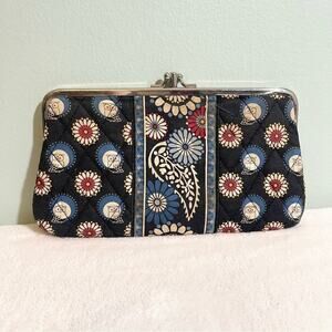 Vera Bradley Patterned Clasp Wallet